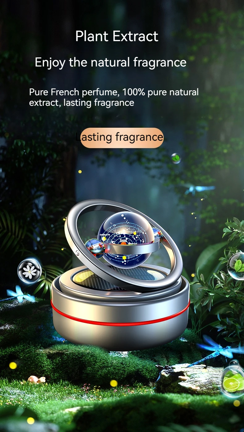 Fragrance Custombedroom,Living Room Car Air Freshener Diffuser Solar ...