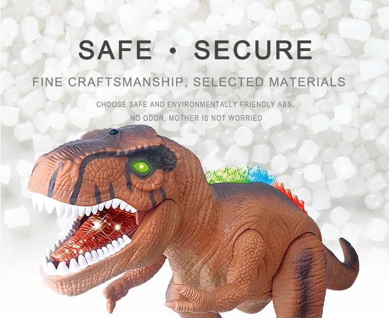 Hot selling plastic remote control simulation animal electric rc dinosaur toys