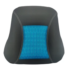 Customized Logo Memory Foam Gel Seat Cushion Lumbar Back Support Cushion Pillow