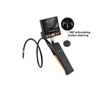 3.9mm/5mm/ 8.5mm flexible gooseneck digital button steering two - way 360 degree articulating video endoscope