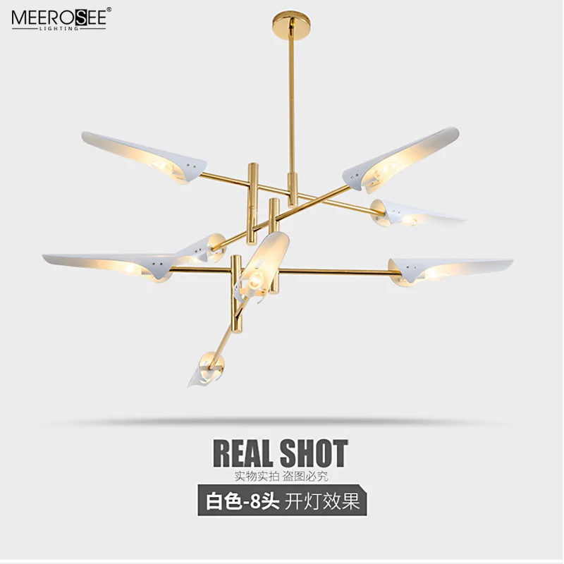 Meerosee Iron modern Chandelier home decorative Lighting Fixture Various Sizes pendant chandeliers light MD86773