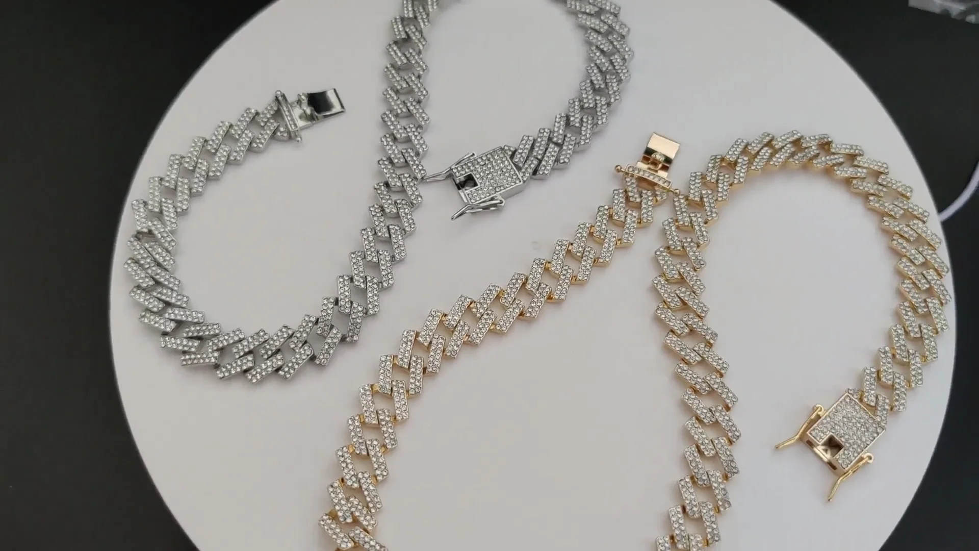 Diamond Choker Jewelry Hip Hop Plated 