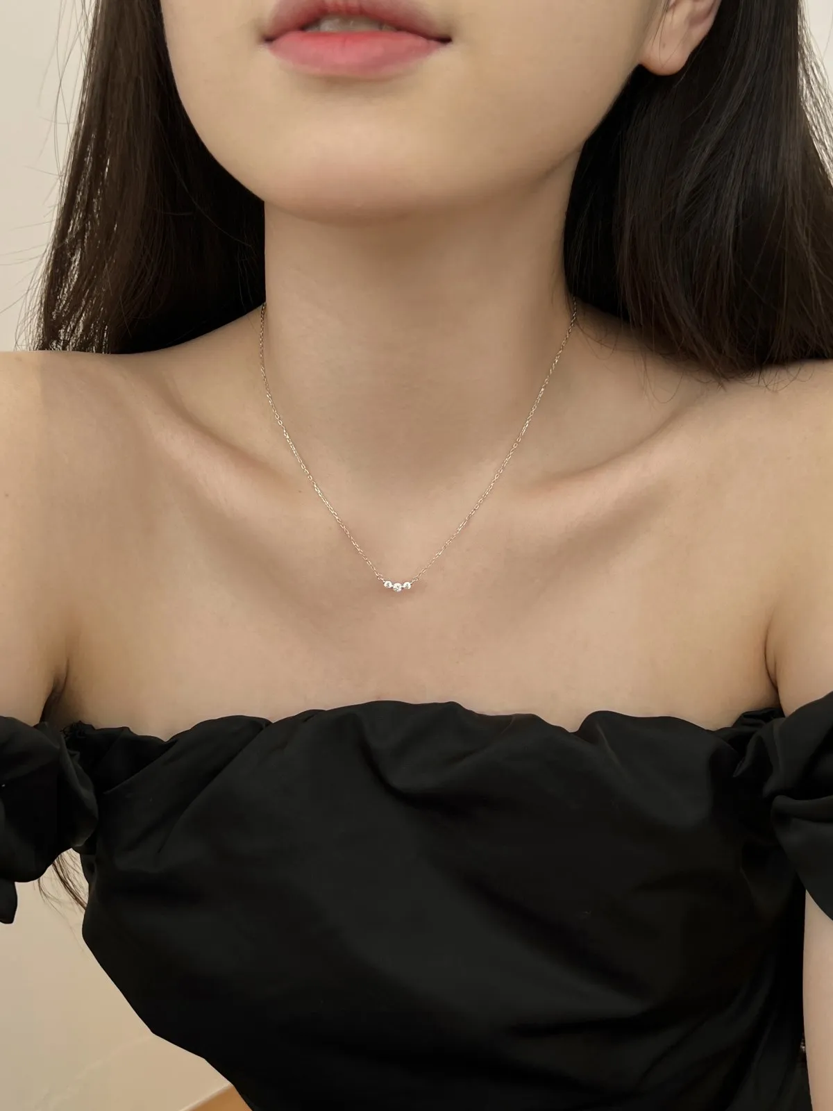 KAKODIY Dainty 925 Sterling Silver Jewelry Oval Cubic Zirconia Charm Cluster Pendant Necklace Women Girls 18K Gold Plated Necklace detail 4