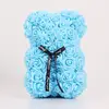 25cm bowknot bear Sky Blue