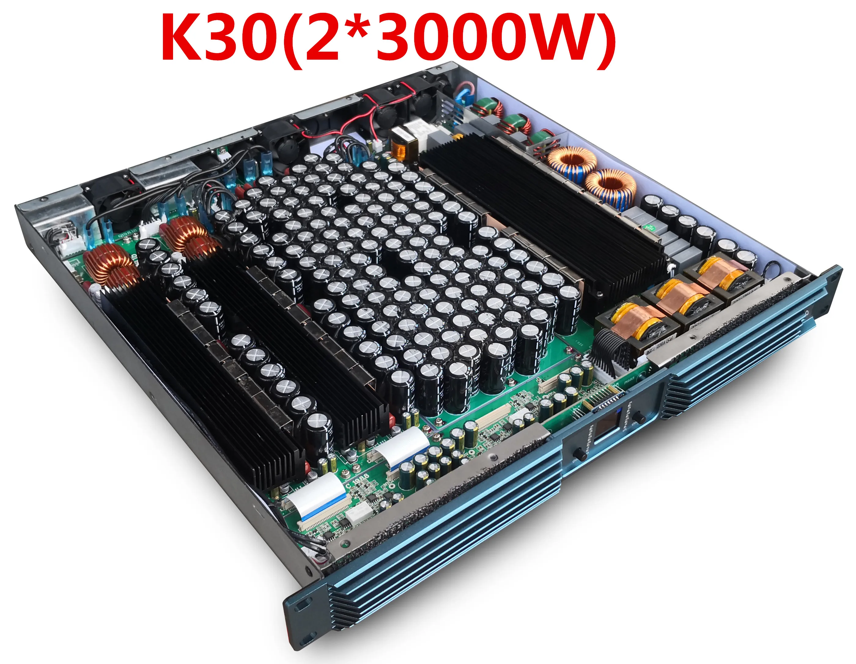 プロオーディオ用ハイパワー3000W K30 PAシステム 1U 2チャンネル