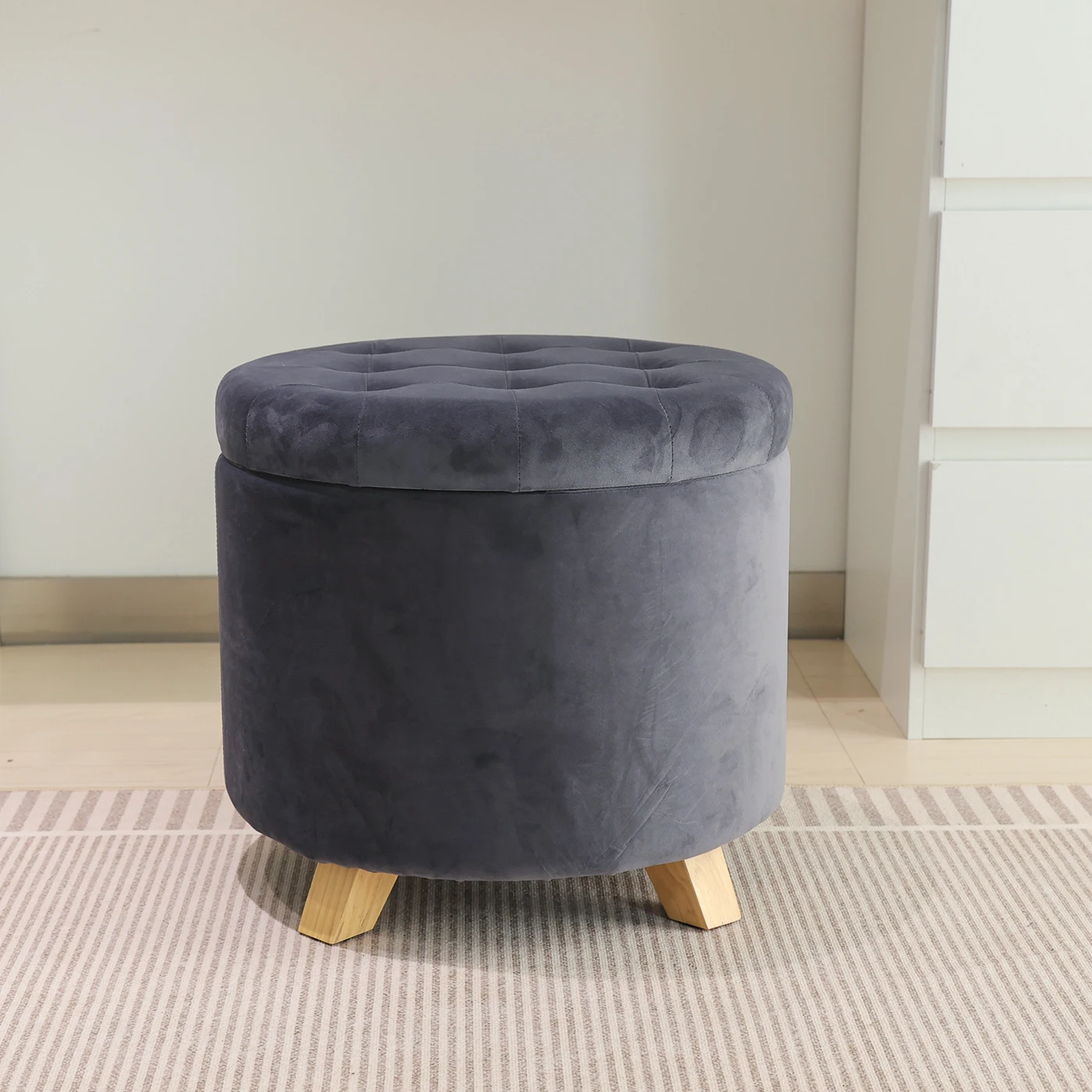 Customized Pouf Ottoman Living Room 2025 Manufacturers Velvet Ottoman Set Ottoman With Storage