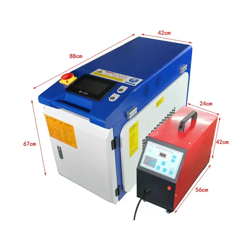 MCL Mini Portable JPT 20W 30W 50W Desktop stainless hardware fitting 3C electronics Sliver Gold Fiber Laser Marking Machine factory