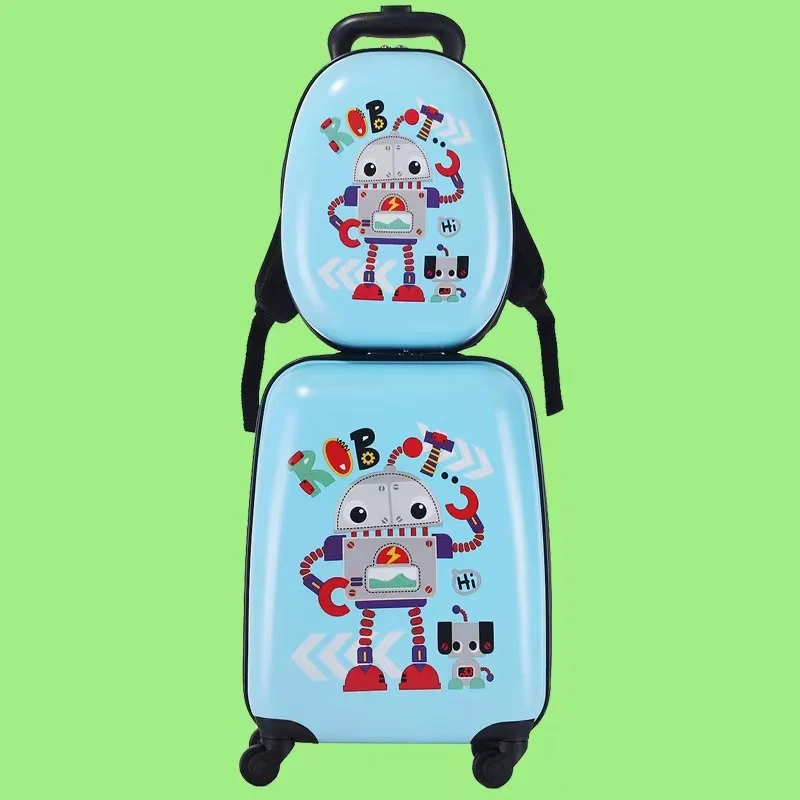 Cuddly Cartoon 13/18inch Kid Luggage Set Travel Rolling Luggage Travel