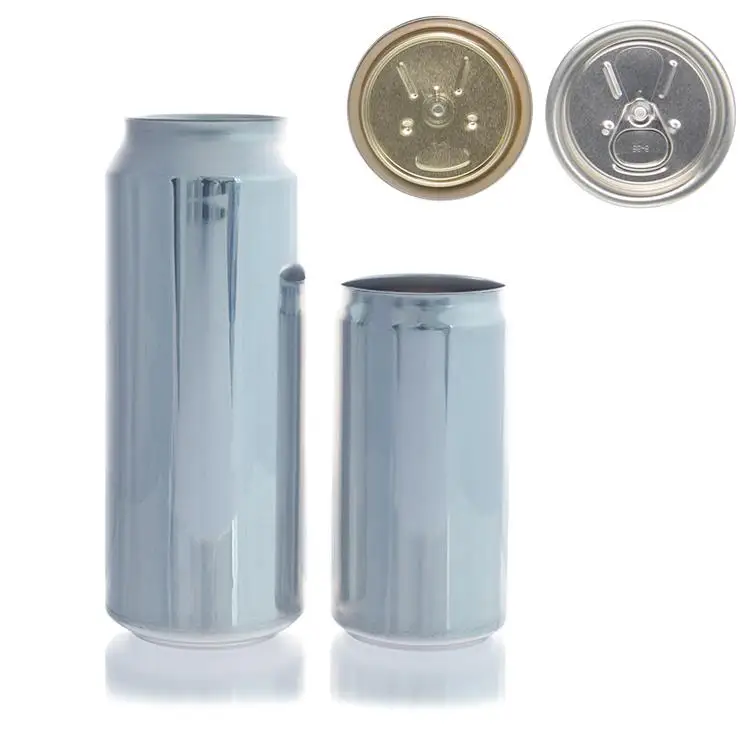 Oem Private Label 250ml 330ml 500ml 12oz Soft Drink Cans Customized Printing Aluminum Packaging Can