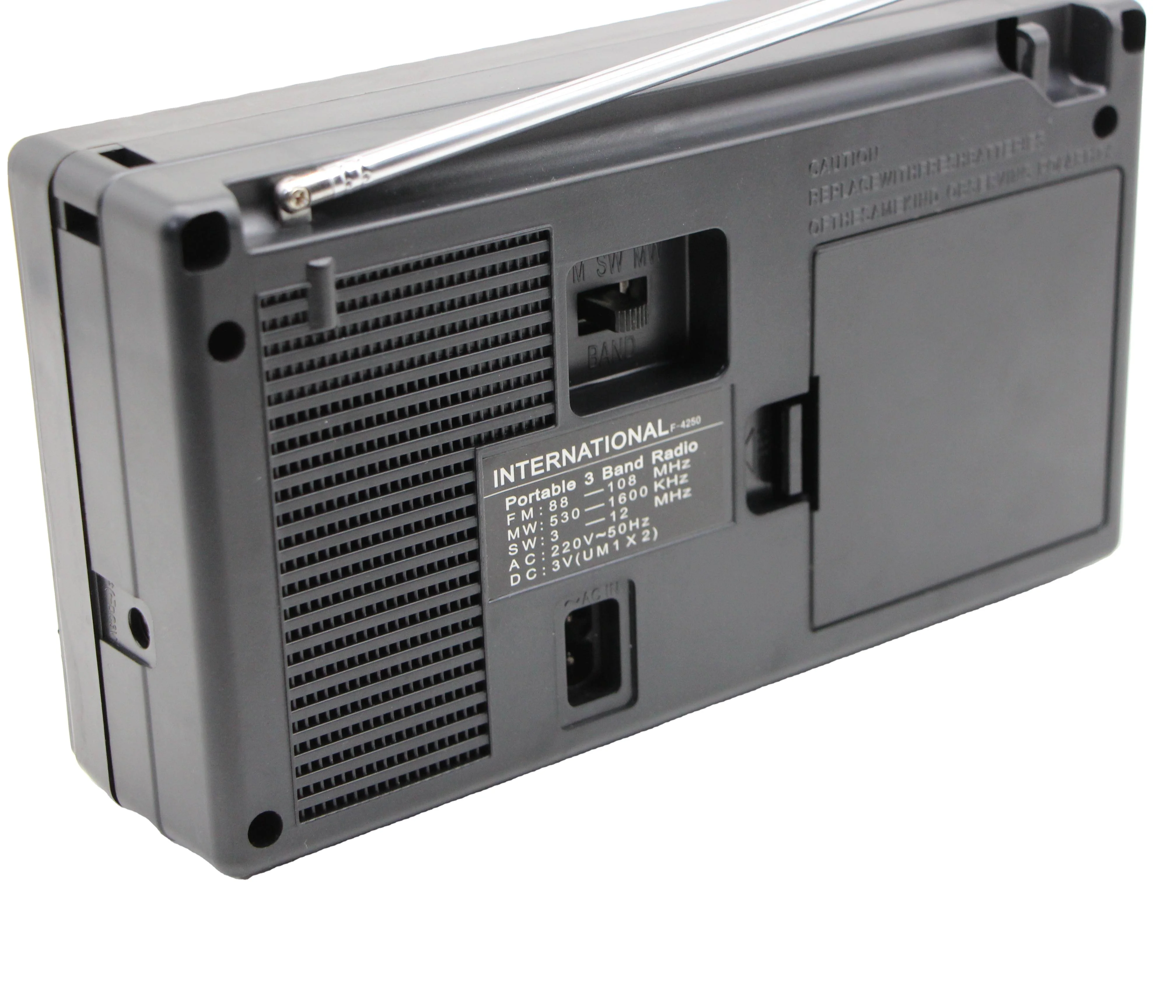 2024 экологически чистый Abs Высокочувствительный портативный Ac Dc мощность 5 диапазонов Fm радио портативный Кемпинг Am Fm радио с антенной