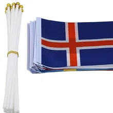 Wholesale White Black Plastic 25cm/30cm/40cm/60cm Hand Held Flag Pole, Cheap Mini Hand Waving Flag Stick