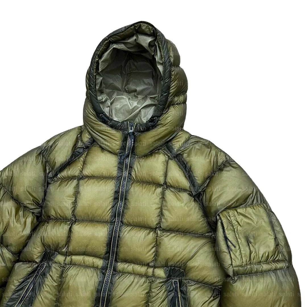 Salati Custom Manufacturer Ripstop Hood Lightweight Wholesale Bubble Filled Quilted Nylon Winter Men Jackets gallery 4