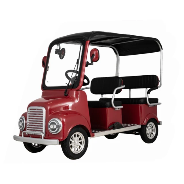 Hot Sale Factory-direct Vintage Electric Four-wheeler 60v  Four-wheel Vehicle with Rain Cover Ebike Golf Cart