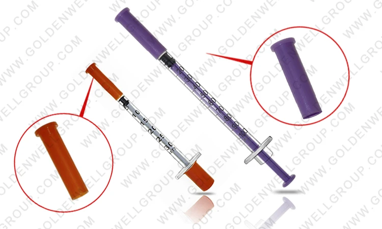 免费医疗31克针型0.3毫升0.5毫升1毫升胰岛素注射器一次性和针头