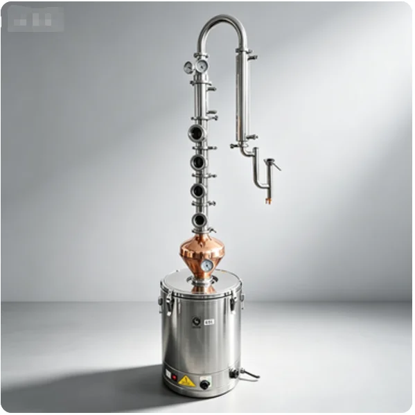 TEBAK Home Use 50L Vodka Alcohol Copper Vodka Alcohol Distillation Equipment Distiller Red Copper Alcohol Moonshine Distiller