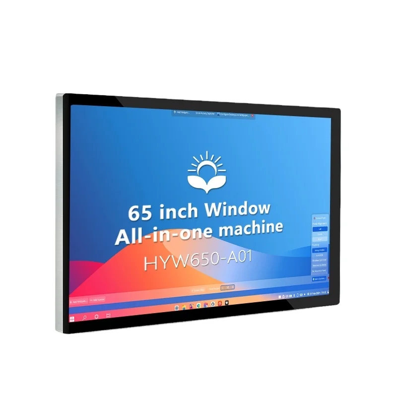 65インチスタンディング広告LCDディスプレイ一体型インタラクティブ