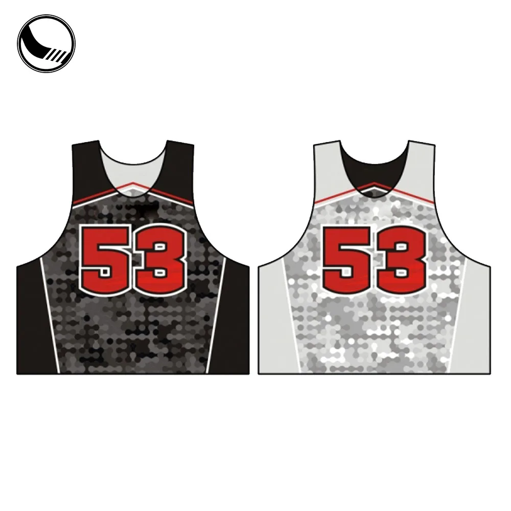 Wholesale Sublimation lacrosse Reversible Jerseys
