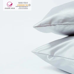 Private Label Custom Logo Pillow Case silk Satin Pillowcases With Hidden Zipper Design big size Pillow cover sleeping set NO 3