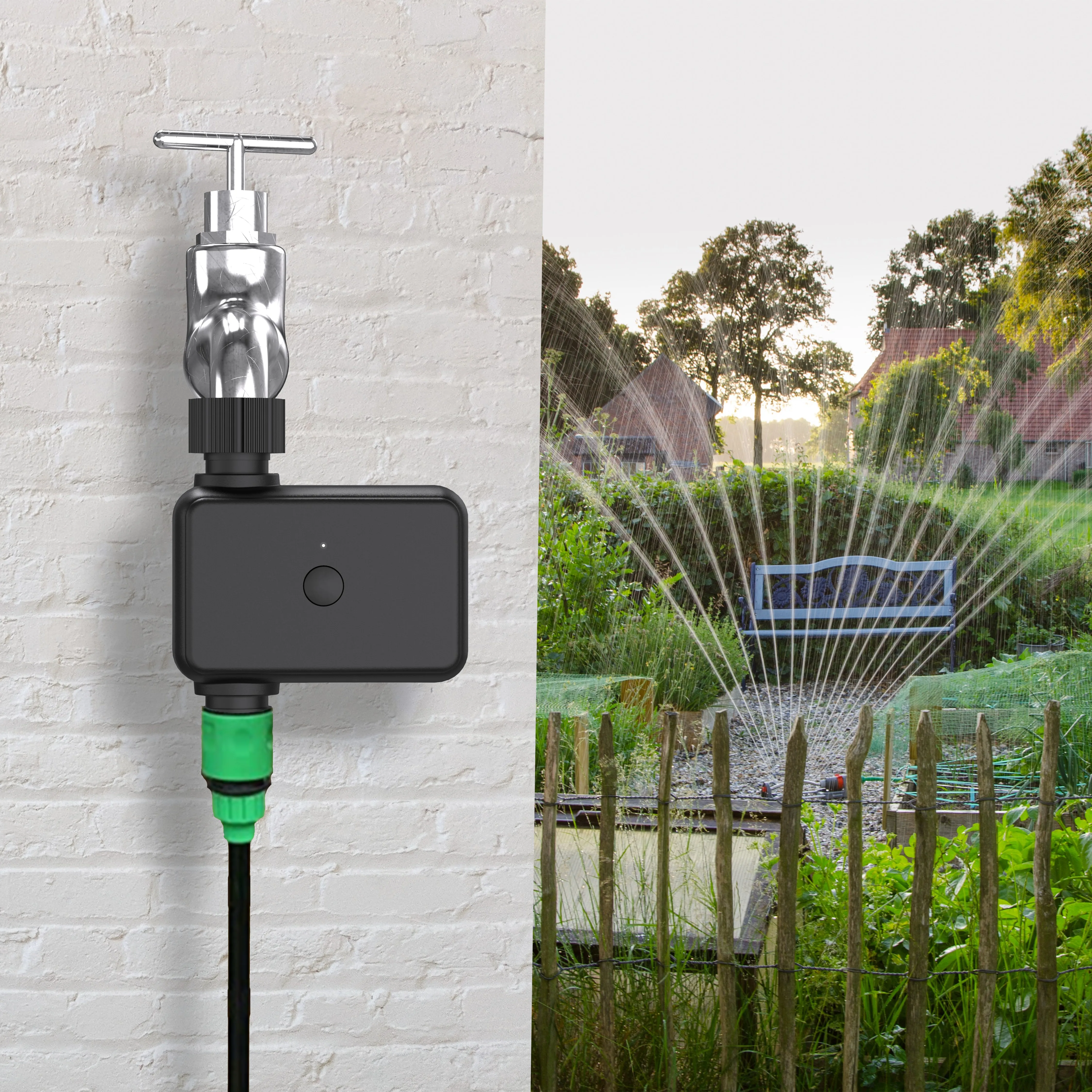 
 Garden Smart Watering Timer Irrigation Controller System Valve Hose Sprinkler Small Hose Timer Tuya WiFi HUB watering timers  