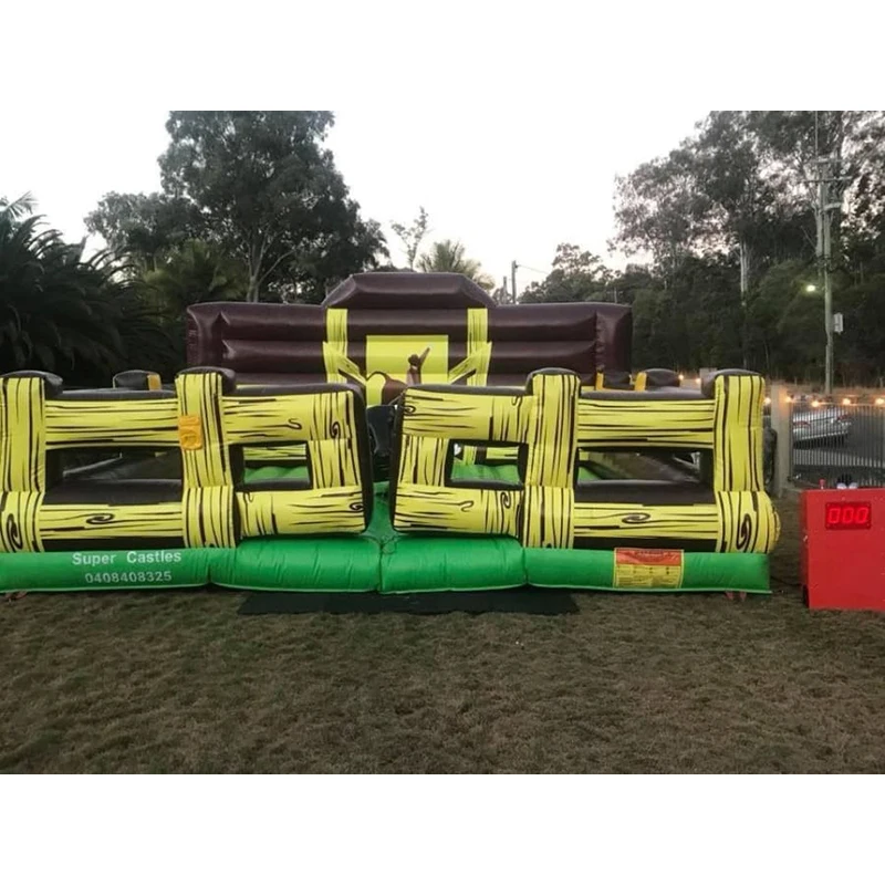 Outdoor Inflatable Interactive Games Mechanical Bucking Bull Rodeo Bull for Carnival