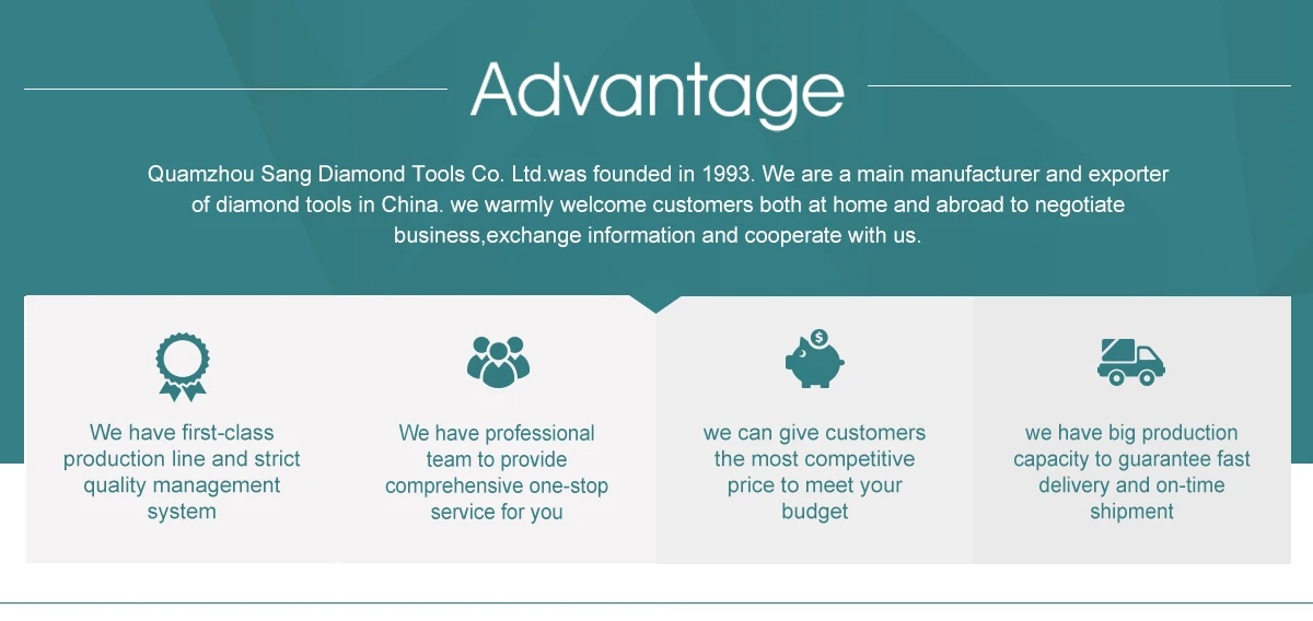 Quanzhou Sang Diamond Tools Co., Ltd. Diamond Segments, Diamond Saw Blade