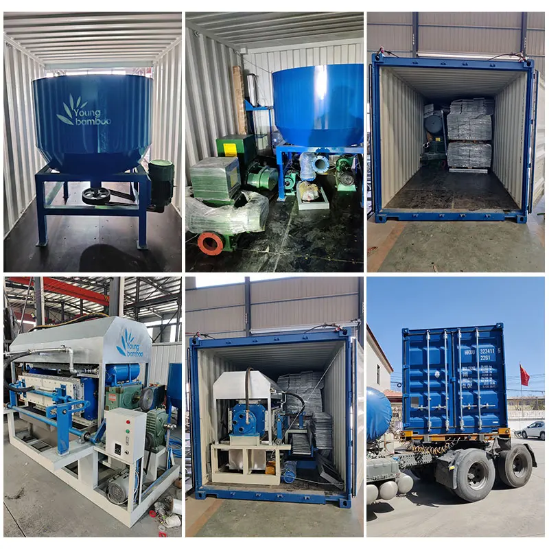 New Starting Business Customized Egg Tray Making Machine Automatic Egg Tray Forming Machine