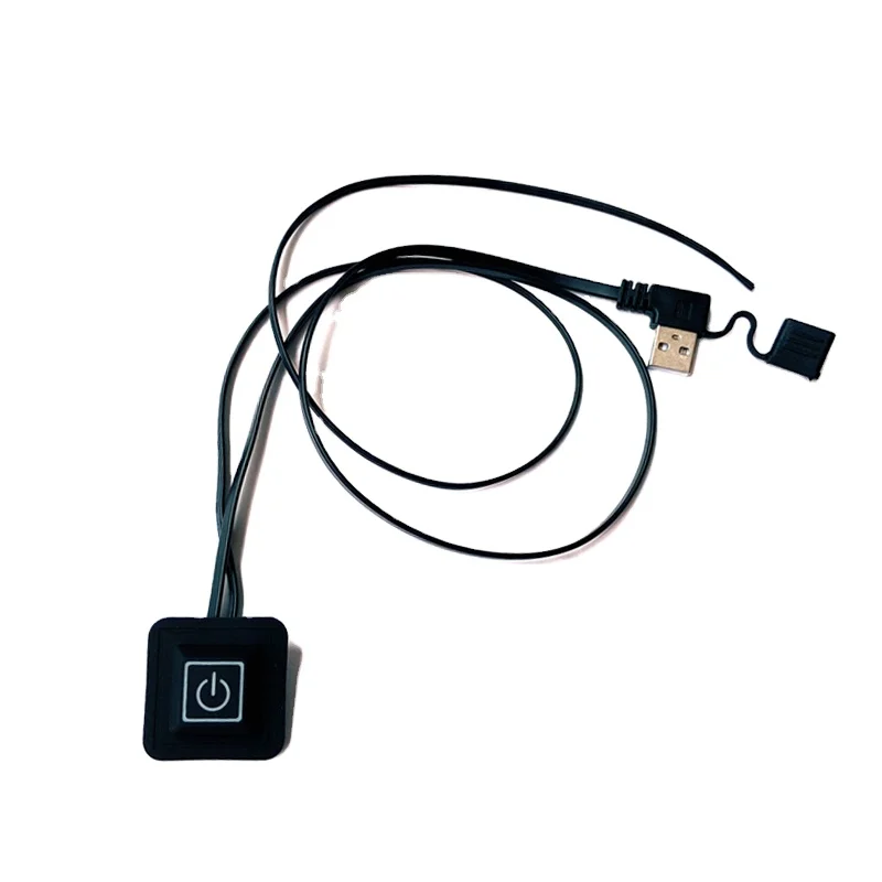 3.7v 5v 7.4v 12v 24v Temperature Control Push Button Switch For Heating