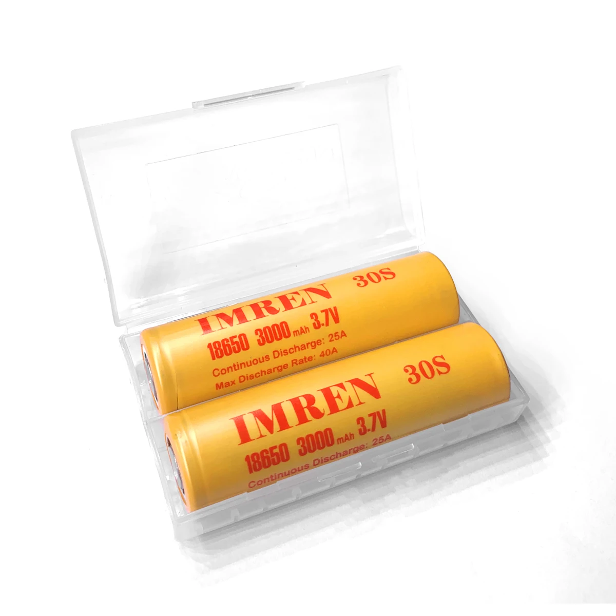 Wholesales rechargeable lithium 18650 Battery IMREN 30S li-ion Lithium 3000mAh 40A battery cell