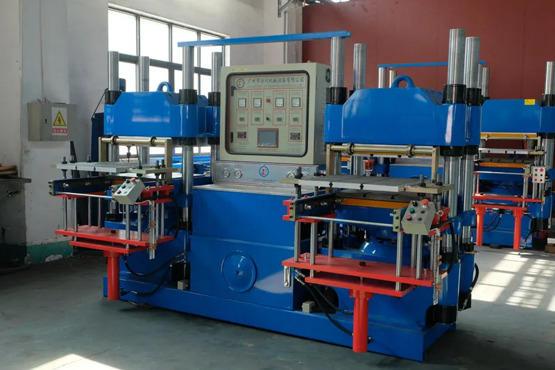 Mitsubishi PLC Control Plate Vulcanizing Machine For making Rubber Silicone Products