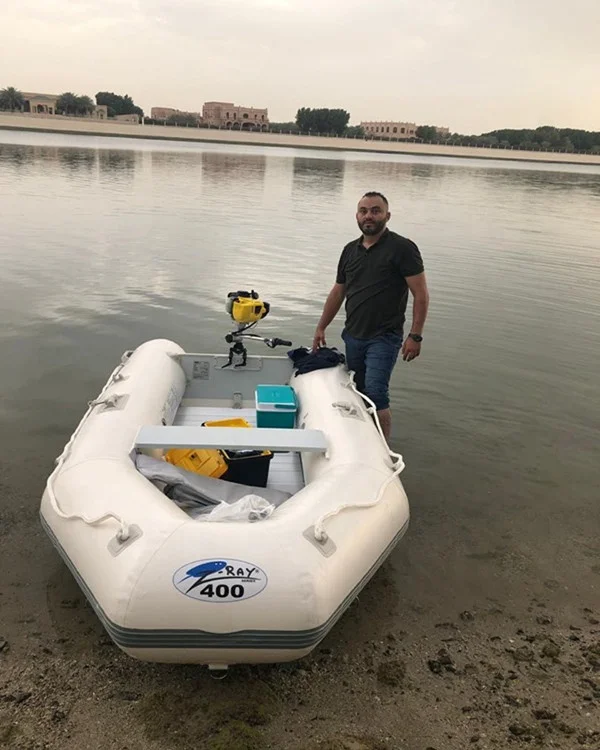 Motore elettrico fuoribordo per pesca gonfiabile con motore barca, kayak, acqua dolce e salata