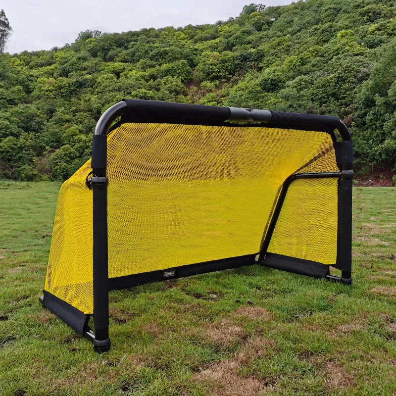 5*3ft Collapsible Portable Solid Frame Mini Soccer Goal Foldable Aluminum Football Goalpost Training Equipment for Kids