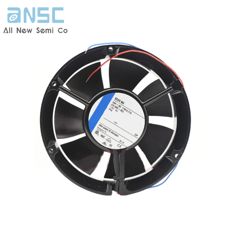 Original Axial flow fan 6224NU 17W 24V 17251 converter cooling fan