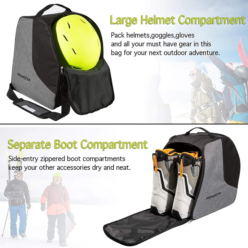  PENGDA Bolsa para botas de esquí – Bolsa para botas de esquí  para niños, bolsa impermeable para botas de esquí y snowboard, bolsa de  viaje para botas de esquí y bolsa