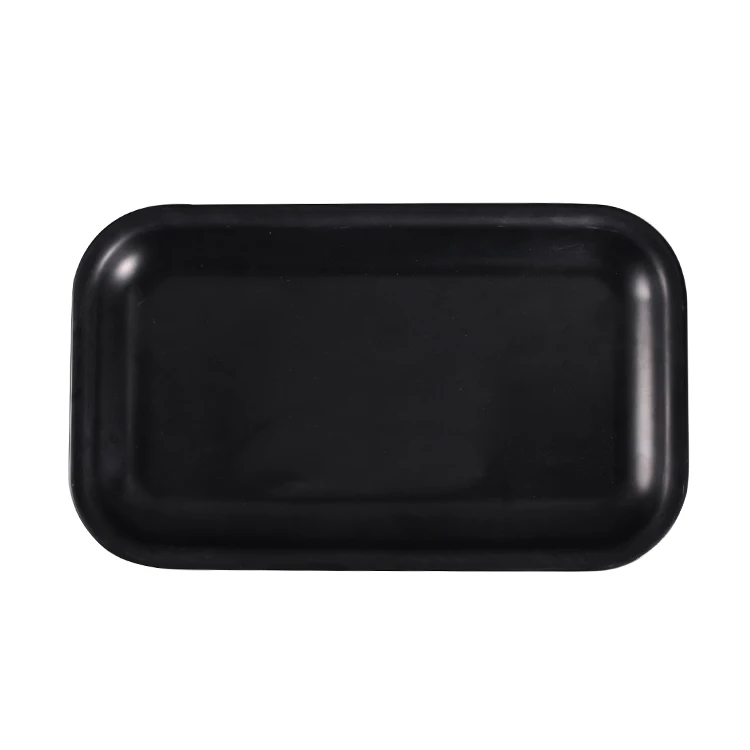 Rolling Tray - Premium Metal Tray With Artistic Design, 7x5.5 Inches, Waterproof & Easy Clean For Home Or Travel