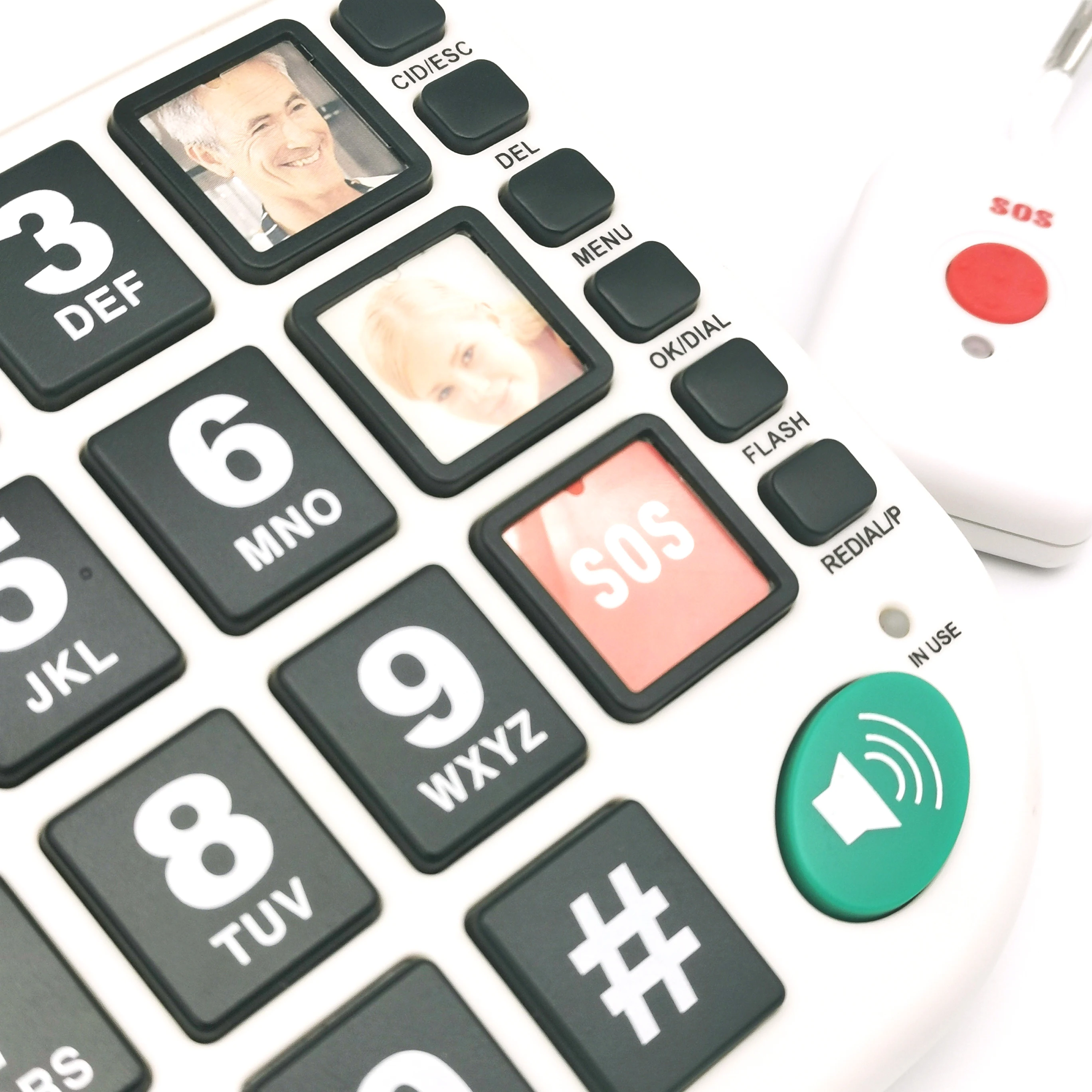 Sos Rong Rong CR600 Remote SOS Basic PSTN Landline Telephone for Hotels