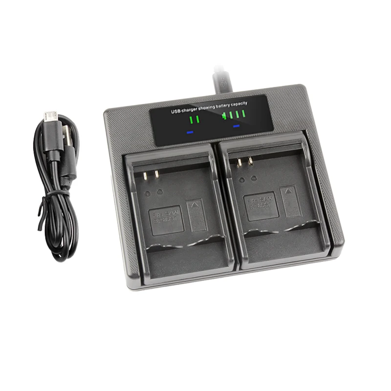 RingTeam BP-85ST Battery Dual Charger with LCD Light 85ST BP85ST Battery Charger for SC-HMX10 SC-HMX10A SC-HMX20 SC-HMX20C