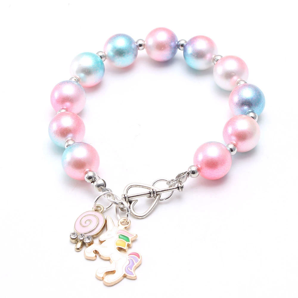 Wholesale Dozen LV Charm Bead Bracelets