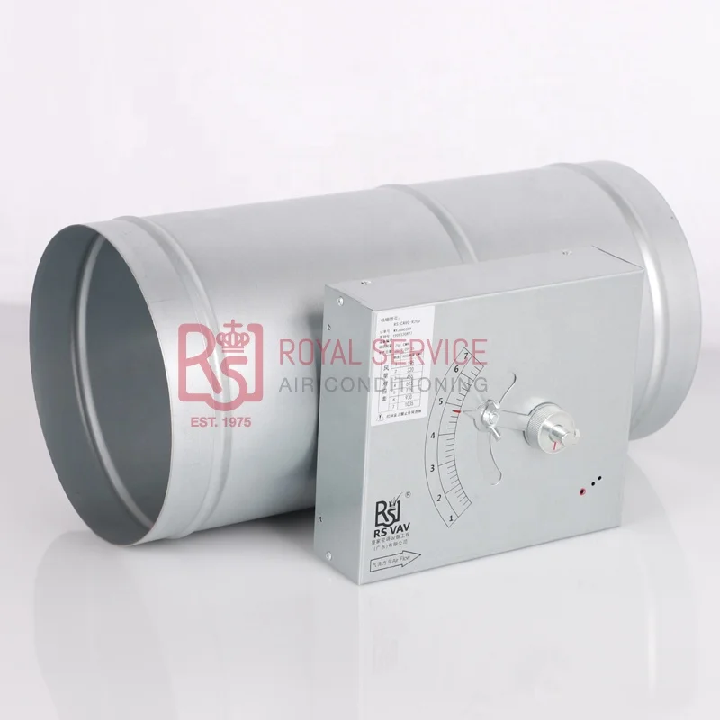 Royal HVAC Air Conditioner Cav Airflow Regulator Mechanical Air Duct Volume Damper Ventilo for Ftx Ventelation Systems
