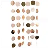 colorful Champagne Gold Round Glittery Mirror