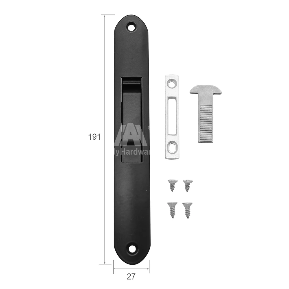 Aluminum Hardware Door Handle Sliding Door Lock for Windows and Door Accessories