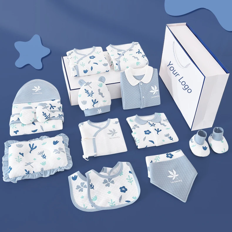2023 New Support Labeling Baby Clothing Sets Newborn Packaging Gift Box