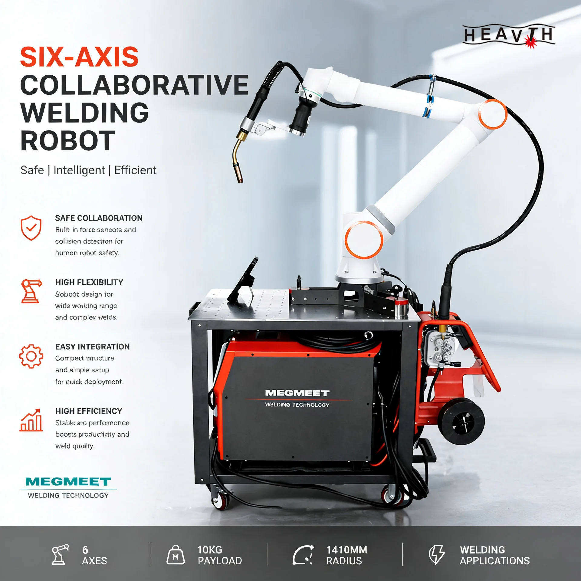 Cobot Small Dobot Six Axis Robot Arm - Collaborative & Autonomous