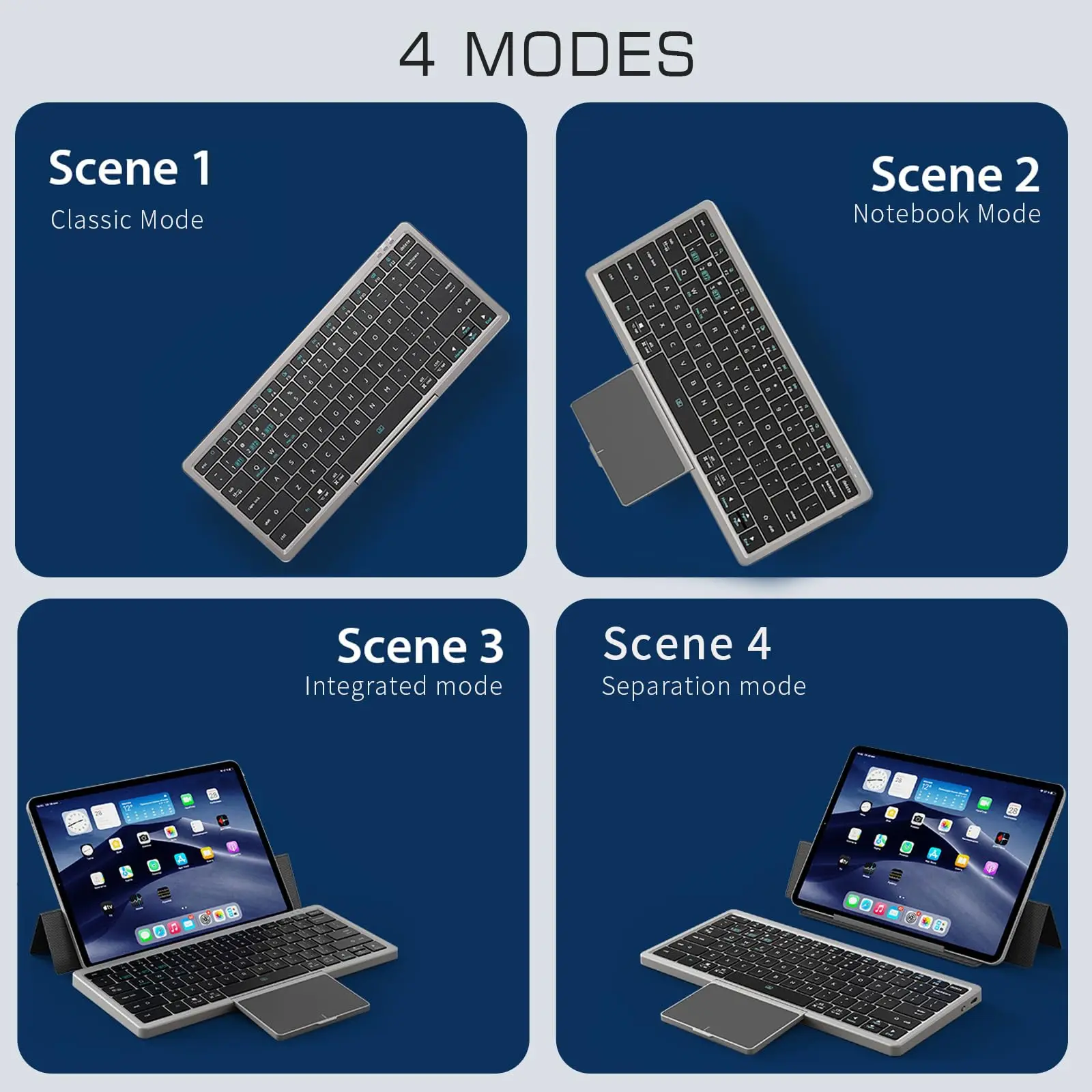 Pocket Board bluetooth Wireless Keyboard Wireless bluetooth Keyboard for Cel Phones samsung Tab7 Letw with Pu case