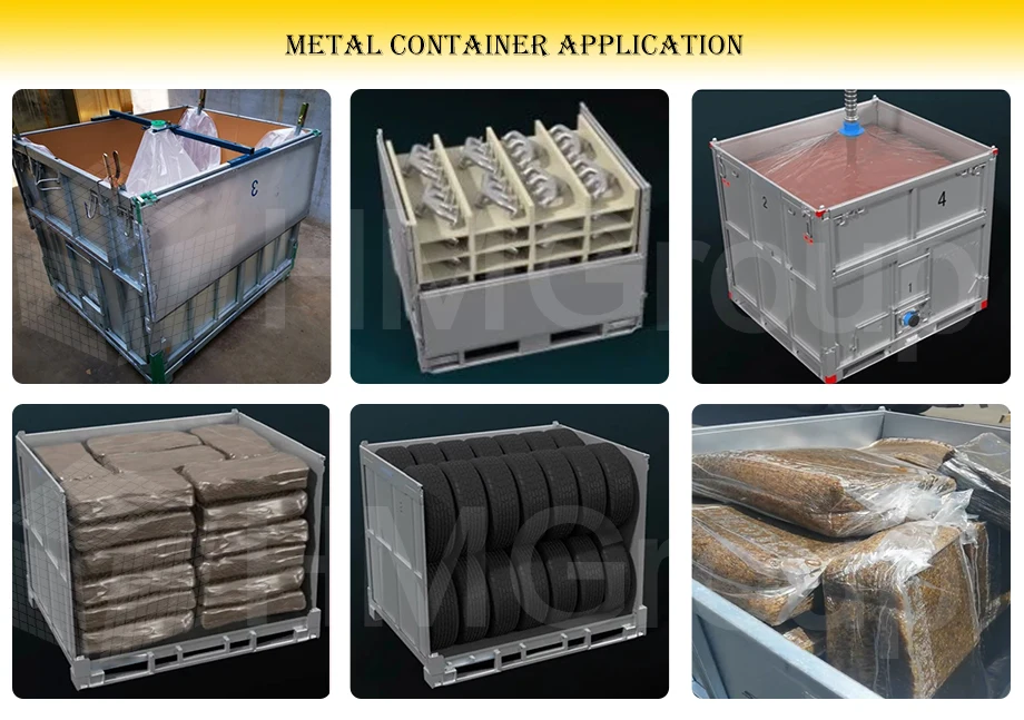 Optimum Ibc Container Stacking Hot Sale 1000 Liter Multi-Use Mild Steel Water Stacking Storage IBC ...