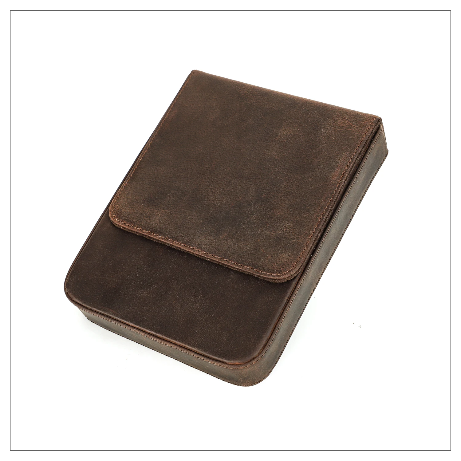 Luxury 8 Watch Collection Box Custom Watch Travel Case Leather Vintage ...