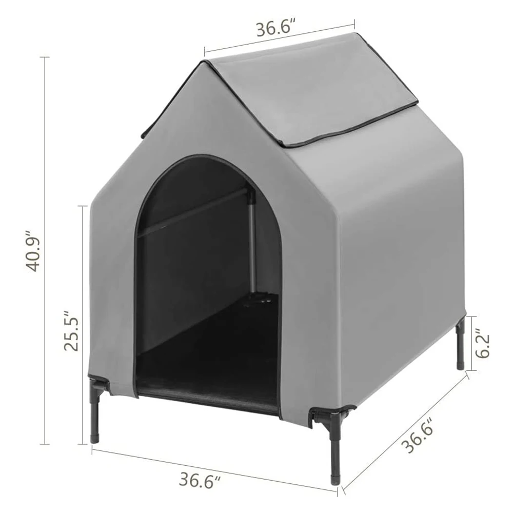 Outdoor Pet Elevated Bed Dog House Tent With Carry Bag Buy Dog House