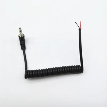 Custom Oxygen-Free Copper 3 Pole TRS Audio Aux Jack Cable 2.5mm 3.5mm Male to open cables de audio