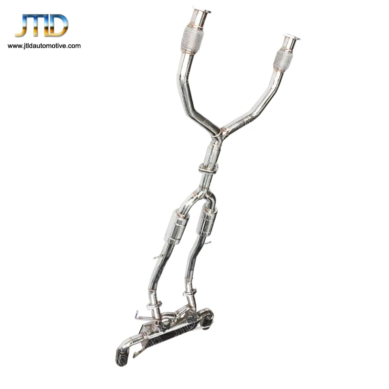 JTLD Exhaust Valve System 304 Stainless Steel Exhaust Catback for Nissan 370Z