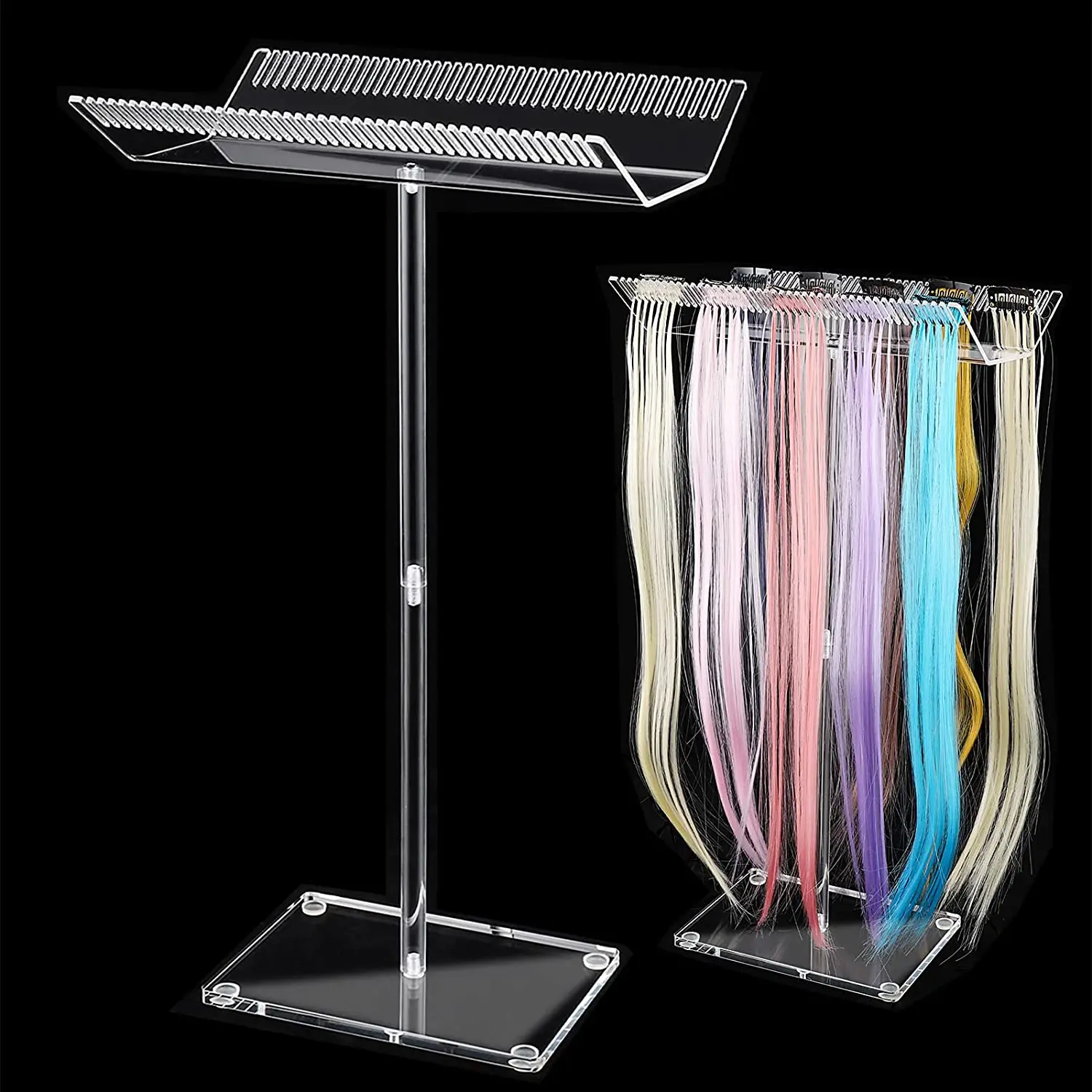 Boîte de rangement d'accessoires pour cheveux, boîte de rangement pour accessoires pour cheveux | Support pour pinces à cheveux transparent, étui de rangement avec couvercle, boîte Herr