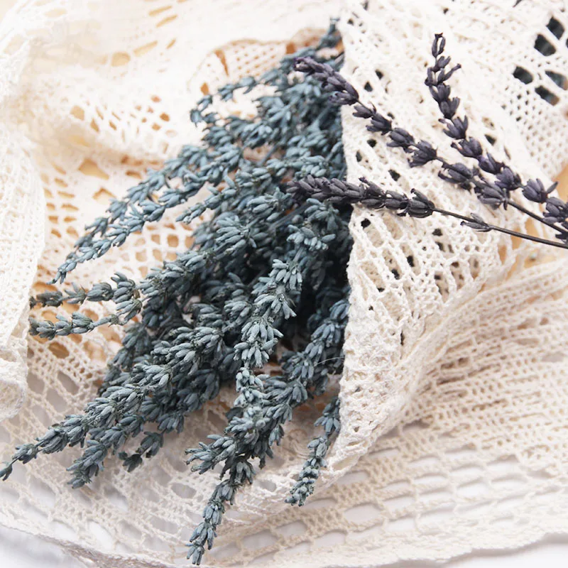 High Quality 80g/bundle Customized Bouquet Blue Dried Lavender Flowers